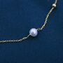 Genuine Pearl Choker Necklace In Sterling Silver, thumbnail 6 of 12