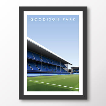 Everton Fc Goodison Park Main Stand Poster, 7 of 7