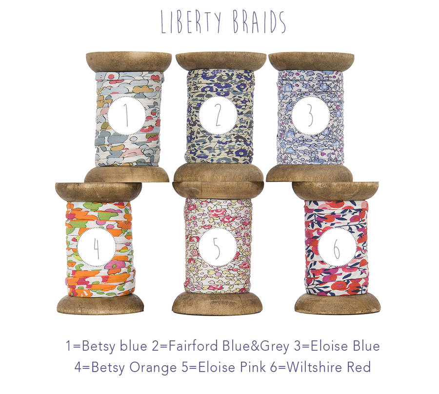 personalised liberty wrap bracelet by merci maman