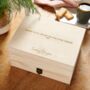 Personalised Hearts And Roses Wedding Keepsake Box, thumbnail 2 of 6