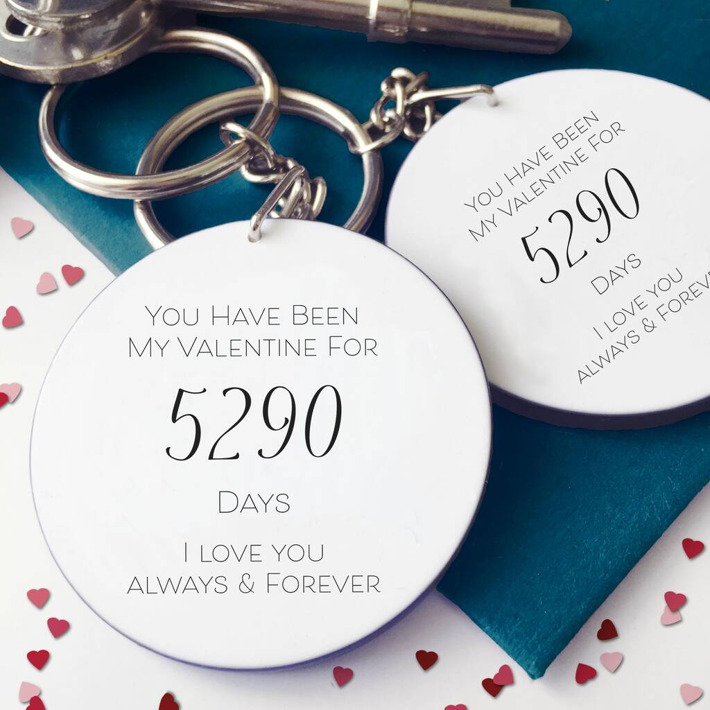 Image of Days You've Been My Valentine Keyring Set