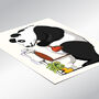 Panda Bear Cleaning Toilet, Funny Bathroom Art, thumbnail 3 of 7