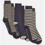 Men's Three Sock Gift Box Black And Sage, thumbnail 5 of 5