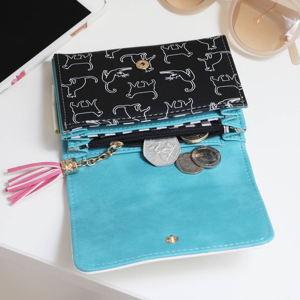 keepsake 'i love cats' wallet by lisa angel