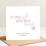 Personalised Romantic Birthday Card For Wife, thumbnail 2 of 8