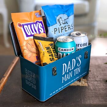 Father's Day Secret Beer And Snacks Tin, 3 of 4