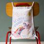Children's Unicorn And Rainbow Nursery Bag, thumbnail 1 of 4