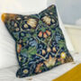 Blue Indigo Lodden William Morris 18' Cushion Cover, thumbnail 1 of 6