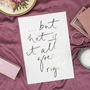 'What If It All Goes Right?' Gold Foil Positivity Print, thumbnail 1 of 2