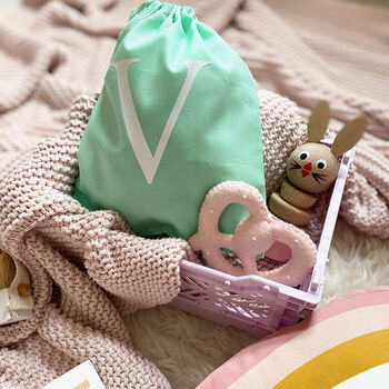 Personalised Initial Toy Storage Bag, 4 of 7