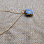 Vintage West German Initial Necklace With Personalised Gift Pouch, thumbnail 10 of 12