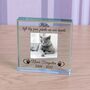 'Never Forgotten' Pet Memory Photo Glass Token, thumbnail 2 of 2