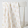 Patterned Cotton Baby Swaddle, thumbnail 4 of 6
