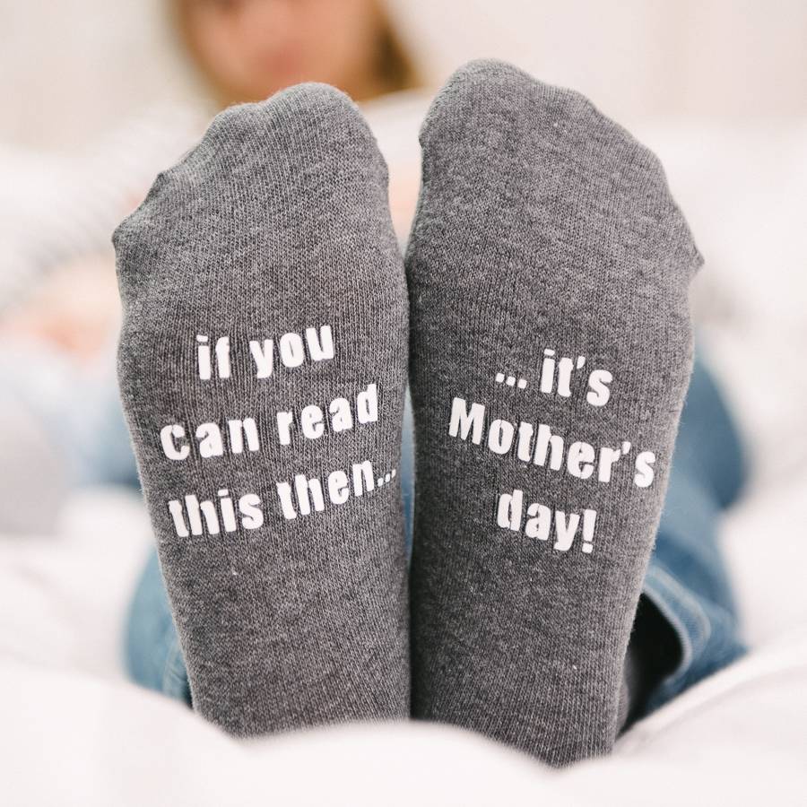 'It's Mother's Day' Socks By Percy and Nell | notonthehighstreet.com