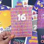 Fun Colourful 16th Birthday Card, thumbnail 3 of 3