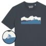 Downhill Mountain Bike Organic Cotton T Shirt, thumbnail 2 of 3