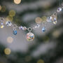 Crystal Mini Garland With Sparkling Pendant, thumbnail 2 of 8