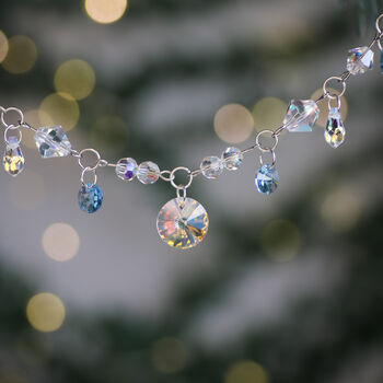 Crystal Mini Garland With Sparkling Pendant, 2 of 8