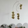 Brass Leaf Hanging Mobile, thumbnail 4 of 6