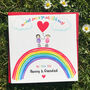 Personalised Great Big Hug Rainbow Card, thumbnail 1 of 3