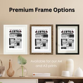 Personalised 50th Birthday Boxing Poster, Custom Gift, 5 of 12