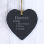 Personalised Slate Gift Engraved Name Definition, thumbnail 4 of 6