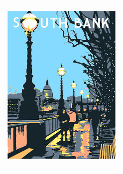 London Southbank Art Print, 2 of 2