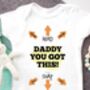 Funny Quote Baby Dad Bodysuit, thumbnail 1 of 3