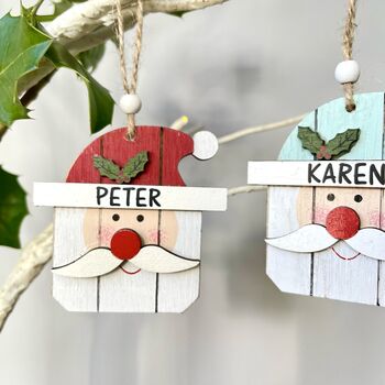 Personalised Christmas Character Hanging Decoration, 2 of 4