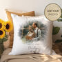 Personalised Wedding Anniversary Photo Cushion, thumbnail 1 of 2