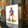 Personalised Abstract Footballer Print, thumbnail 1 of 5