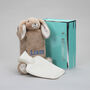 Personalised Embroidery Brown Bunny Hot Water Cover, thumbnail 9 of 9
