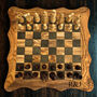 Customisable Wooden Chess Board Engraved | Wedding Gift, thumbnail 1 of 5