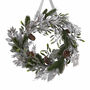 Silver Foliage Christmas Wreath, thumbnail 2 of 3