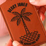 Personalised Palm Tree Luggage Tag Travel Accessory, thumbnail 2 of 3