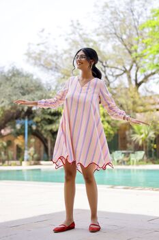 Stripe Swing Dress, 3 of 6