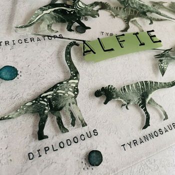 Dinosaur Wipeable Acrylic Childrens Placemat, 3 of 3