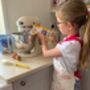 Cute Children's Aprons With Flamingos, Sea Creatures Or The Alphabet, thumbnail 3 of 4