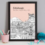Personalised Edinburgh Graduation Gift Print, thumbnail 3 of 9