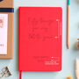 Personalised 50 Things For 50th Year Planner Notebook, thumbnail 5 of 12