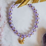 Amethyst Stone Crystal Bracelet With Detail, thumbnail 3 of 5