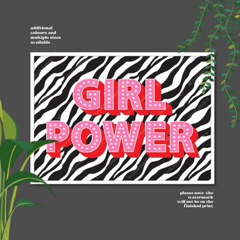 Girl Power Print, 5 of 8