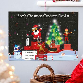 Personalised Christmas Playlist Advent Calendar, 4 of 10