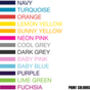 Personalised Elegant Name Colours Tote Bag, thumbnail 5 of 6