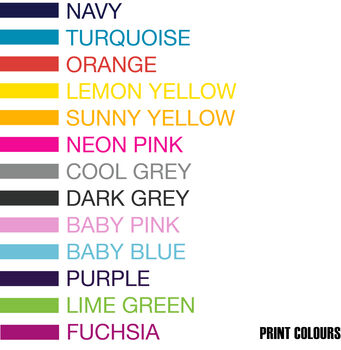 Personalised Elegant Name Colours Tote Bag, 5 of 6