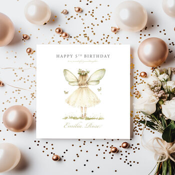 Woodland Fairy Birthday Card, 2 of 2