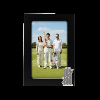 Personalised Cricket Photo Frame, 6 of 8