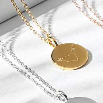 Personalised Rose Gold Plated Constellation Necklace, 5 of 9