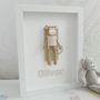 Personalised Framed 3D Paper Monkey, thumbnail 1 of 5
