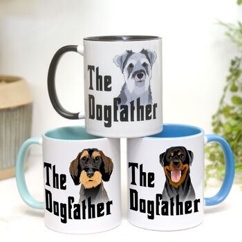 Father's Day Dogfather Personalised Dog Mug Gift, 3 of 12